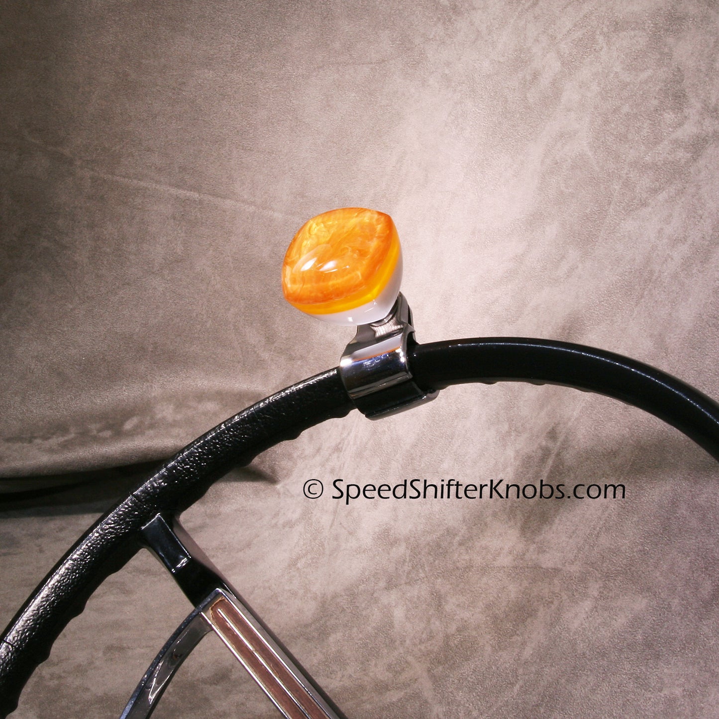 Steering Wheel Spinner Knob, Brody Knob, Handmade in Any Color Metalflake