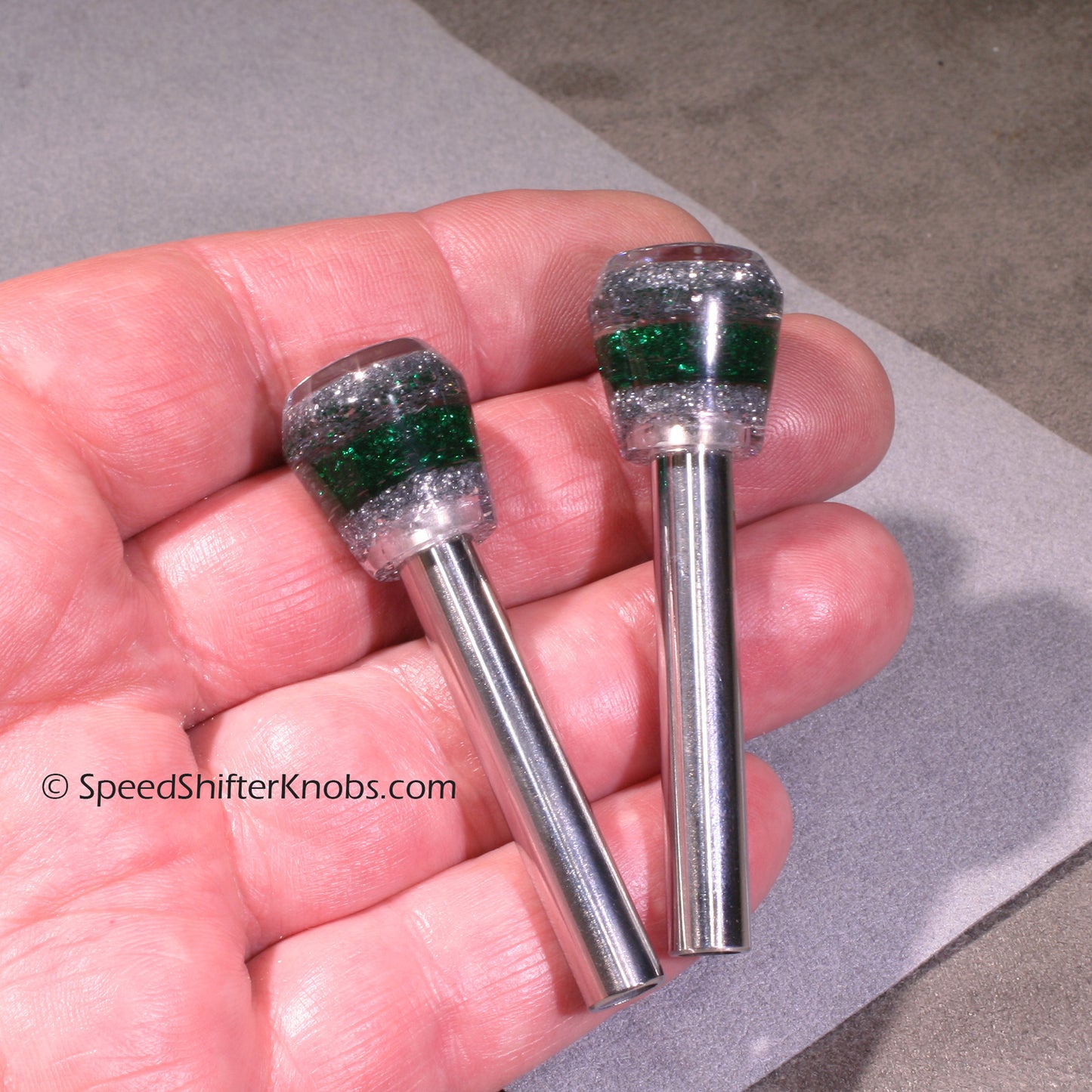 Customizable Car Metalflake DOOR LOCK Knobs (set of 2) - Old School Car - Any Color, Made to Order