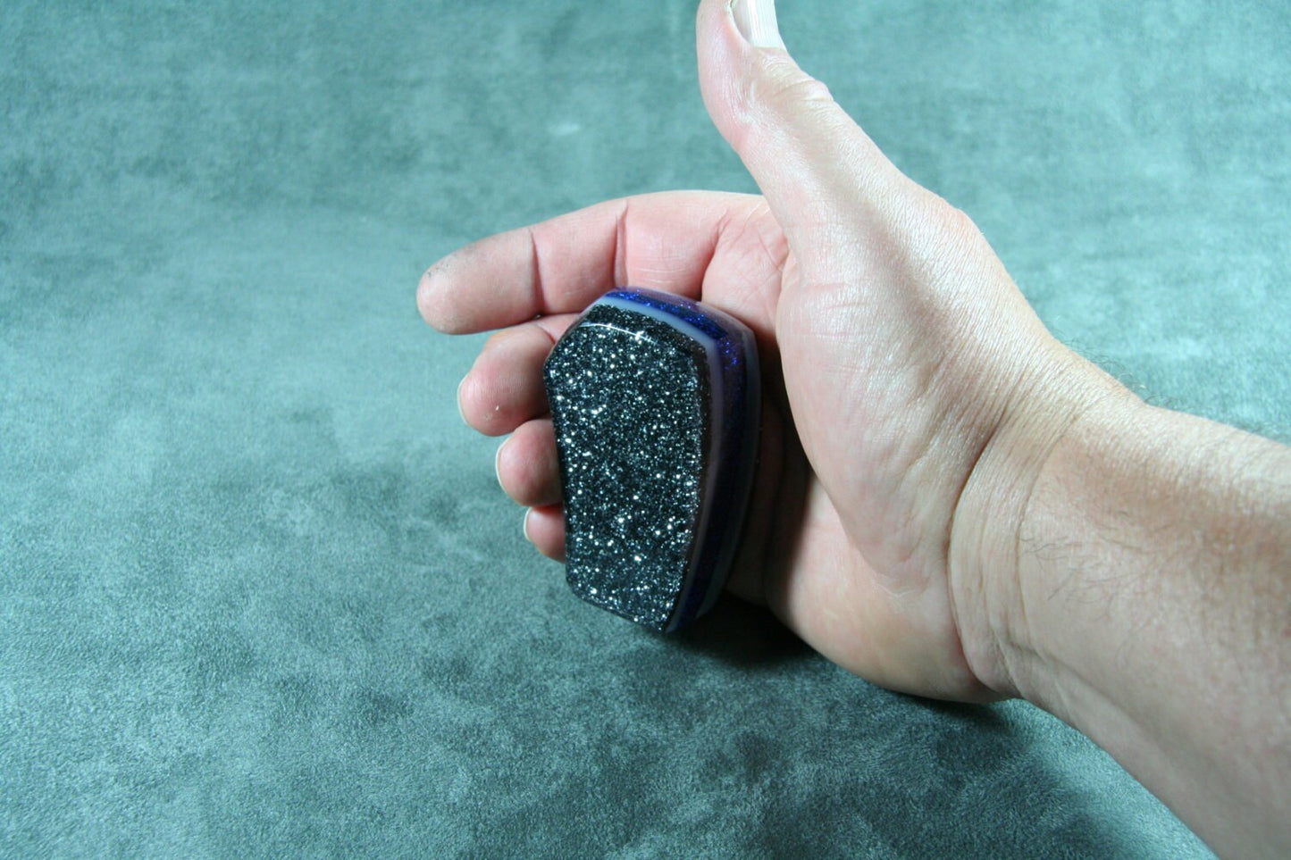 Black, Blue SHIFT KNOB For Your Hot Rod or Rat Rod