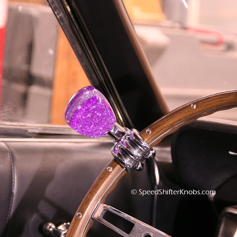 BRODY KNOB, Spinner Knob, Necker Knob, Handmade in Any Color Metalflake