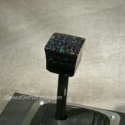 HOLOGRAPHIC Black KNOB, Shift Knob, Specific Thread Mount or Universal Fit.  For your Hot Rod, Rat Rod, Cool Ride, Sports Car
