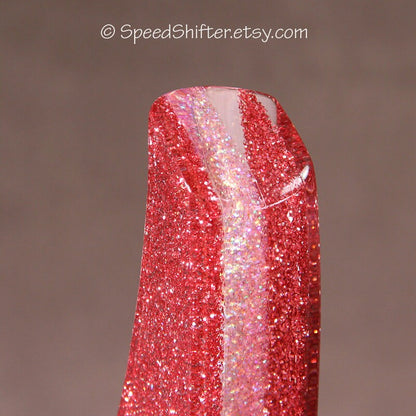 Copper-Pink SHIFT KNOB.  Metallic, Metal Flake, For your Hot Rod, Rat Rod, Cool Ride, Sports Car, Fast Car