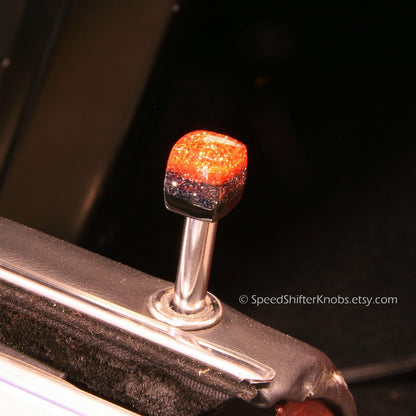 Customizable Car Metalflake DOOR LOCK Knobs (set of 2) - Old School Car - Any Color, Made to Order