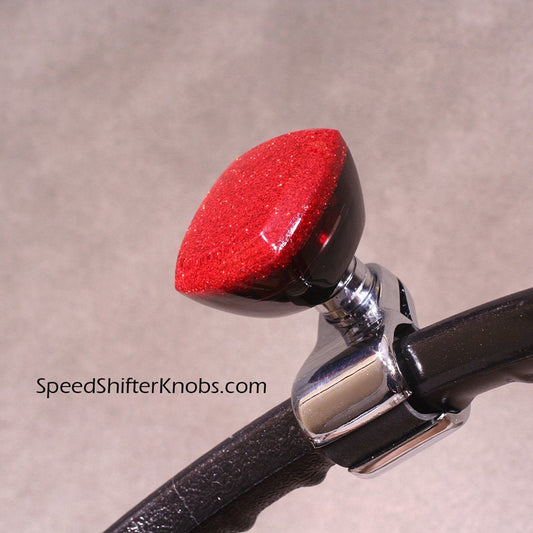 BRODY KNOB, Spinner Knob, Necker Knob, Handmade in Any Color Metalflake