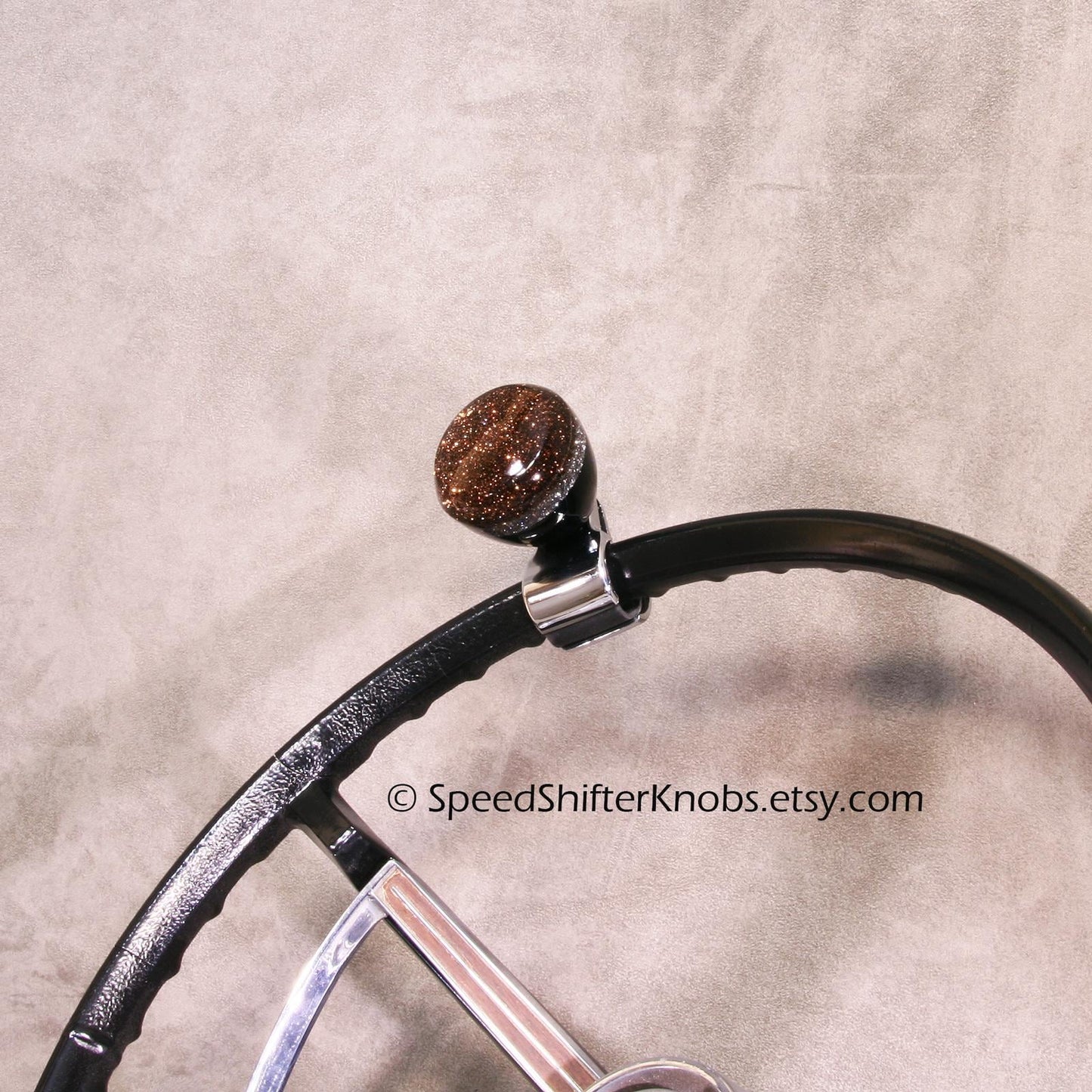 BRODY KNOB, Spinner Knob, Necker Knob, Custom Made in Any Color Metalflake