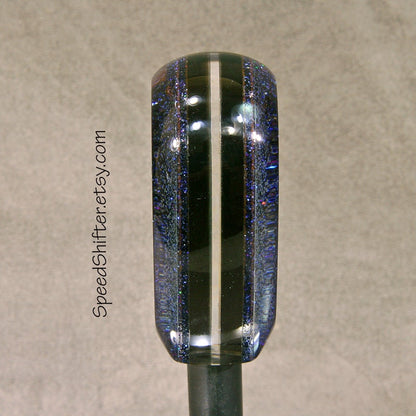 Midnight Blue, SHIFT KNOB  Metallic, Purple and Silver Metal Flake, For your Hot Rod, Rat Rod, Cool Ride, Sports Car, Fast Car