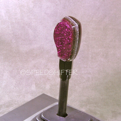 Burgundy Metal Flake Shift Knob: Universal Fit, Handmade Acrylic