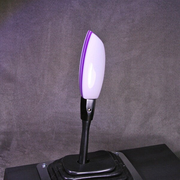 Purple and White SHIFT KNOB, Universal Fit, for your Hot Rod, Rat Rod, Cool Ride, Sports Car, Fast Car, Slow Car