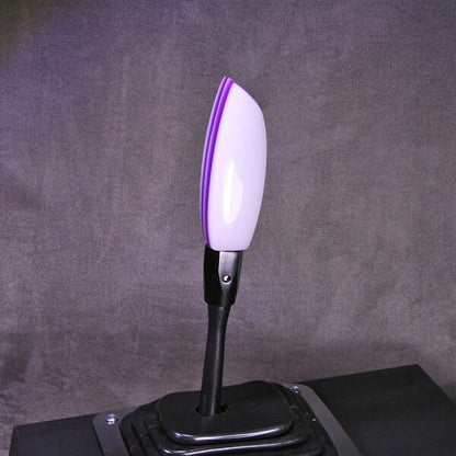 Purple and White SHIFT KNOB, Universal Fit, for your Hot Rod, Rat Rod, Cool Ride, Sports Car, Fast Car, Slow Car