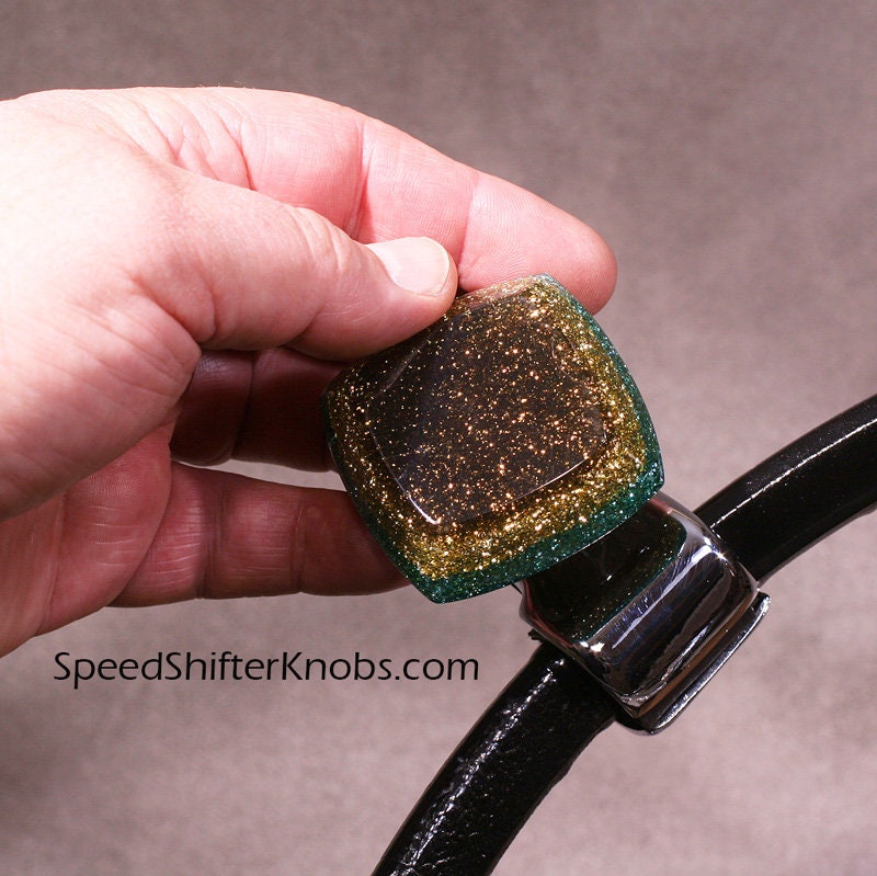 BRODY KNOB, Spinner Knob, Necker Knob, Handmade in Any Color Metalflake