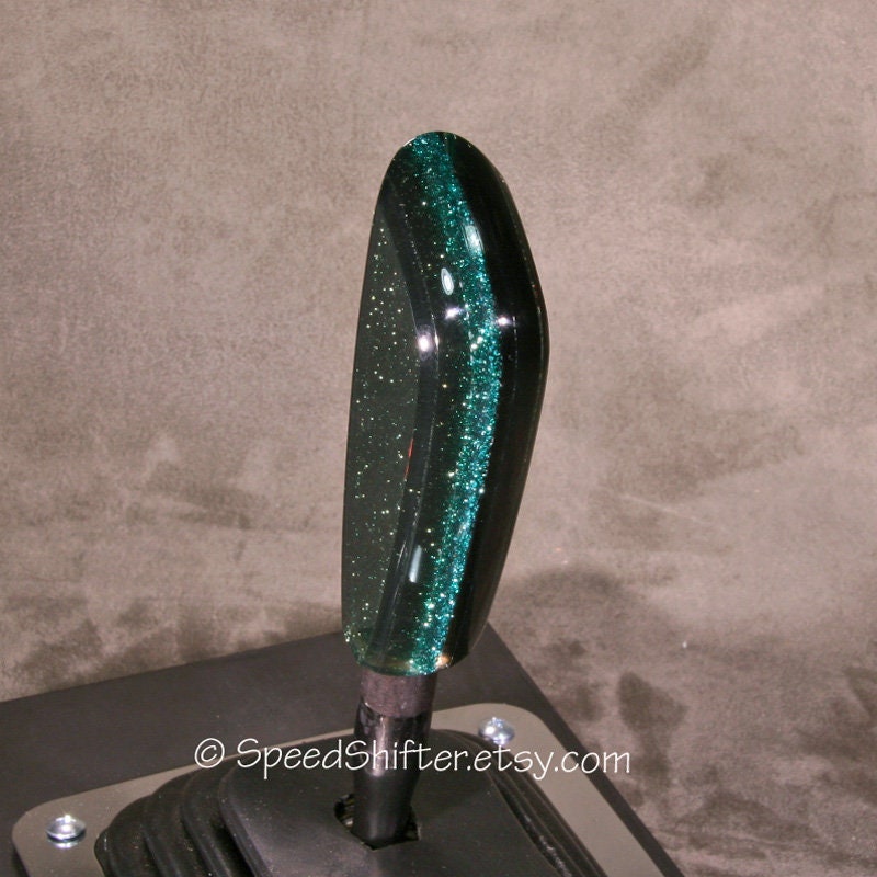 Green, SHIFT KNOB  Metallic, Metal Flake, For your Hot Rod, Rat Rod, Cool Ride, Sports Car, Fast Car