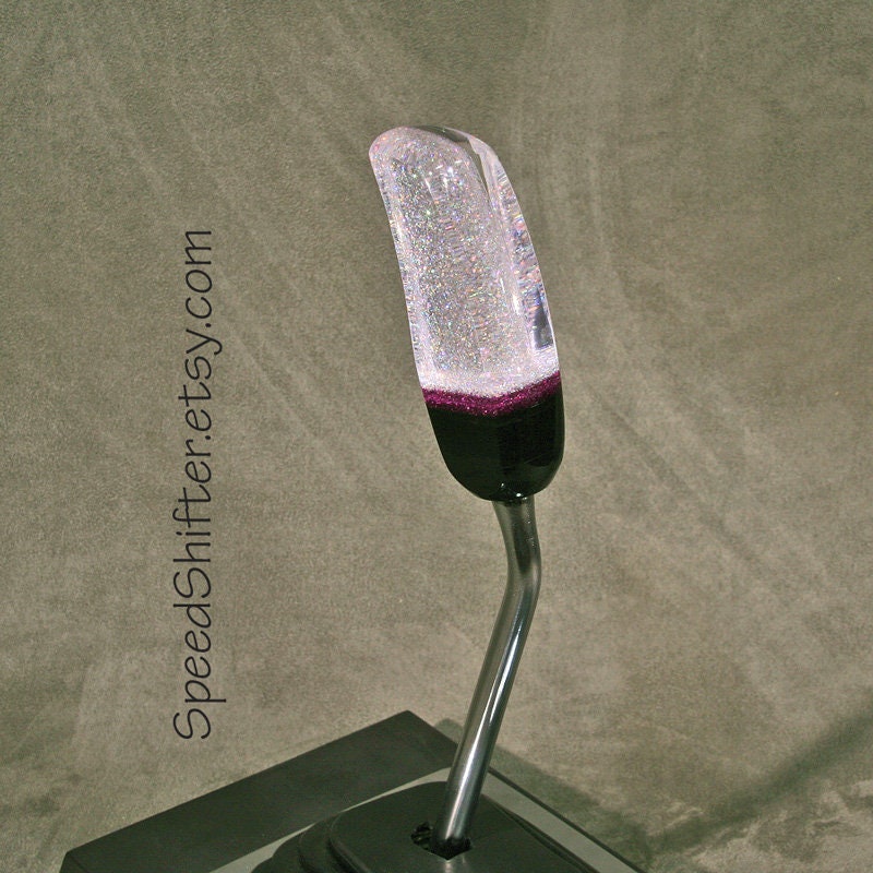 HOLOGRAPHIC with Purple and Black. SHIFT KNOB, Specific Thread or Universal Fit.  For your Hot Rod, Rat Rod, Cool Ride, Sports Car, Fast C