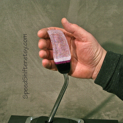 HOLOGRAPHIC with Purple and Black. SHIFT KNOB, Specific Thread or Universal Fit.  For your Hot Rod, Rat Rod, Cool Ride, Sports Car, Fast C