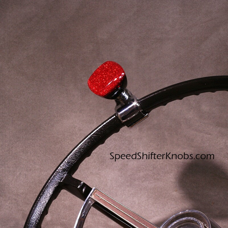 BRODY KNOB, Spinner Knob, Necker Knob, Handmade in Any Color Metalflake