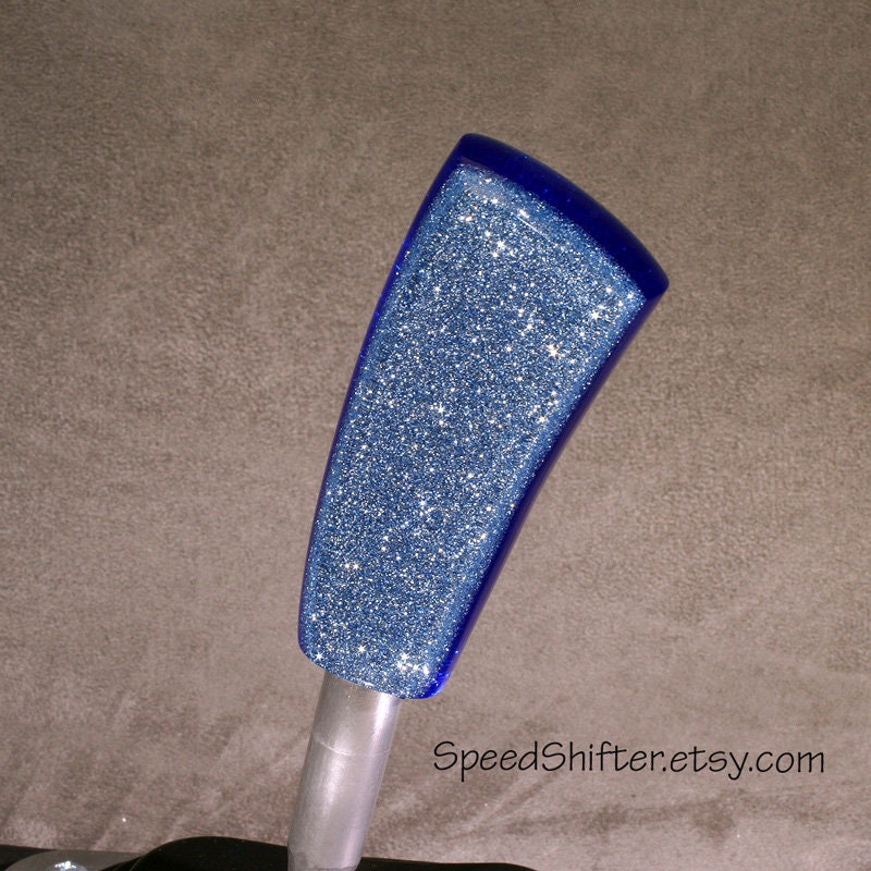 Baby Blue and Transparent Blue. SHIFT KNOB, Thread Mount or Universal Fit. For your Hot Rod, Rat Rod, Cool Ride, Sports Car