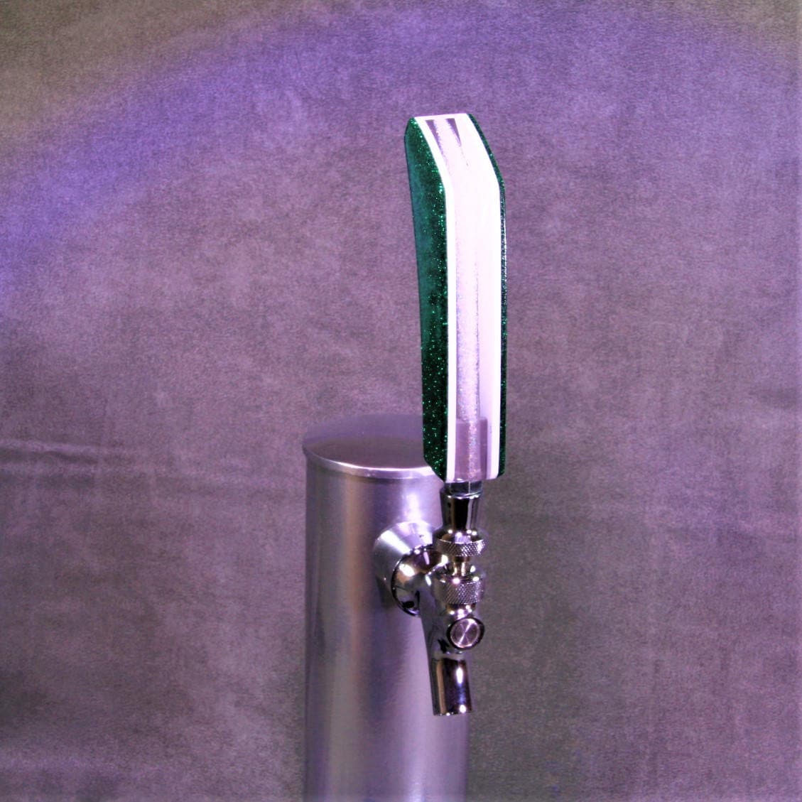 BEER TAP HANDLE Metal Flake, Your Choice of Colors, Beer Keg, Tap Handle, Beer Tap Knob
