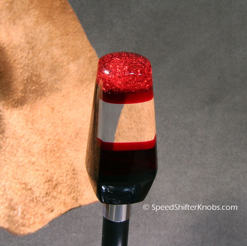 Red SHIFT KNOB, Metallic, Metal Flake, For your Hot Rod, Rat Rod, Cool Ride, Sports Car, Fast Car