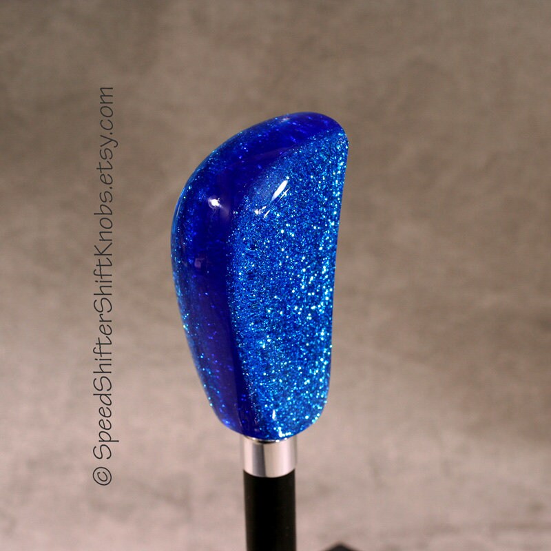 BLUE on Blue KNOB, Shift Knob, For your Hot Rod, Rat Rod, Cool Ride, Sports Car - Specific Thread Mount or Universal Fit.