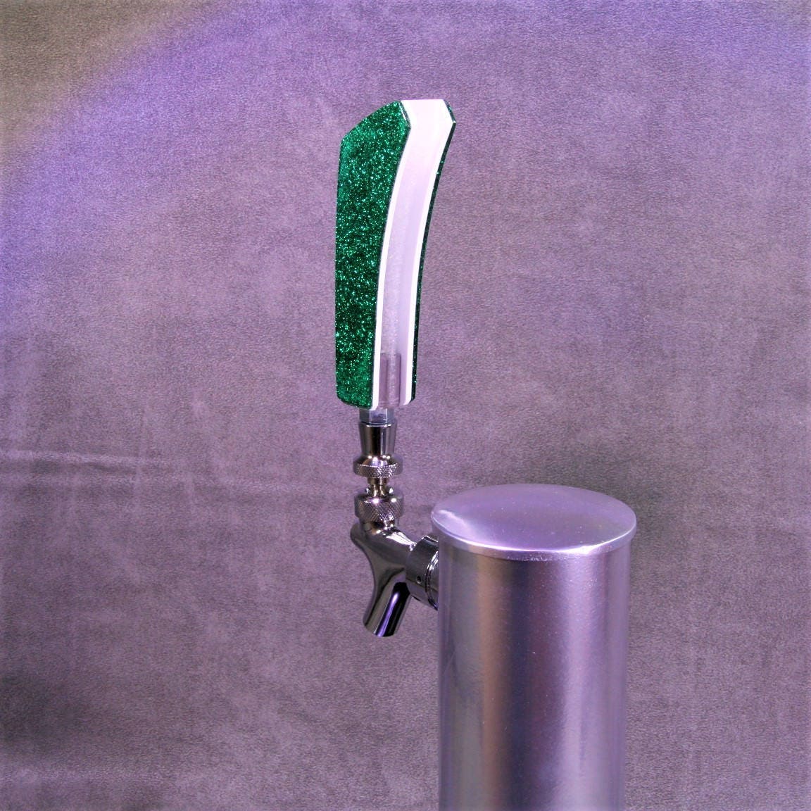 BEER TAP HANDLE Metal Flake, Your Choice of Colors, Beer Keg, Tap Handle, Beer Tap Knob