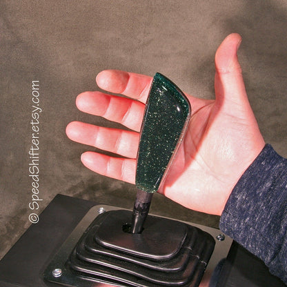 Green, SHIFT KNOB  Metallic, Metal Flake, For your Hot Rod, Rat Rod, Cool Ride, Sports Car, Fast Car