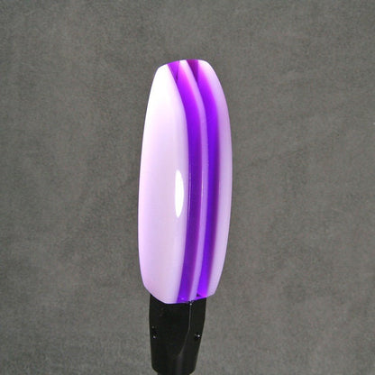 Purple and White SHIFT KNOB, Universal Fit, for your Hot Rod, Rat Rod, Cool Ride, Sports Car, Fast Car, Slow Car
