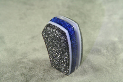 Black, Blue SHIFT KNOB For Your Hot Rod or Rat Rod