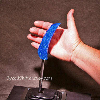 Metal Flake Blue SHIFT KNOB, With Layers of Clear.  For your Hot Rod, Rat Rod, Cool Ride, Sports Car, Fast Car
