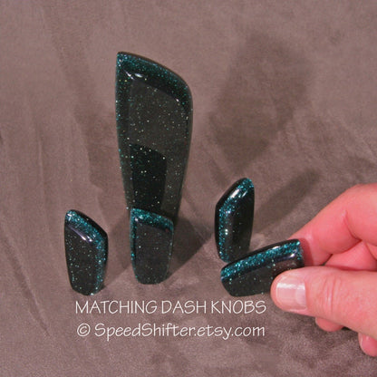 Green, SHIFT KNOB  Metallic, Metal Flake, For your Hot Rod, Rat Rod, Cool Ride, Sports Car, Fast Car