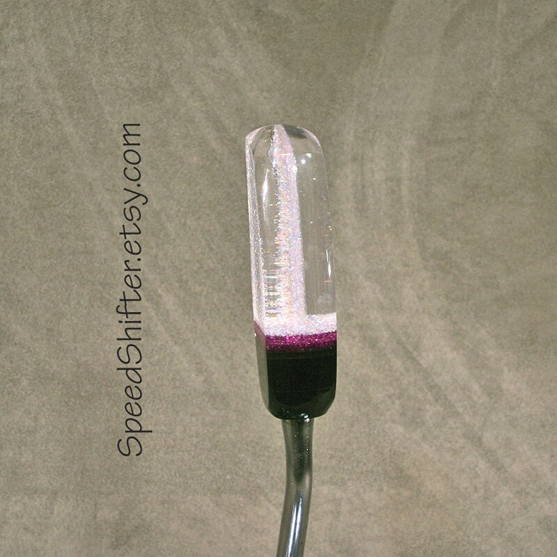 HOLOGRAPHIC with Purple and Black. SHIFT KNOB, Specific Thread or Universal Fit.  For your Hot Rod, Rat Rod, Cool Ride, Sports Car, Fast C