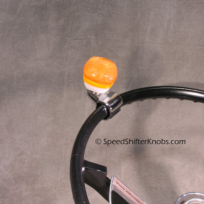 Steering Wheel Spinner Knob, Brody Knob, Handmade in Any Color Metalflake