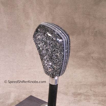 Black, Silver, Gray, SHIFT KNOB  Metalflake with clear, For your Hot Rod, Rat Rod, Cool Ride, Sports Car, Fast Car (Copy)