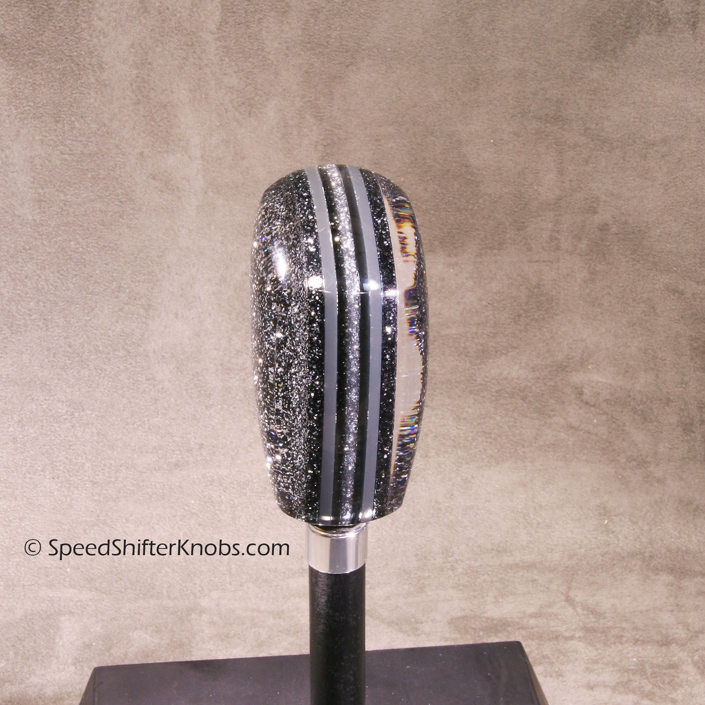 Black, Silver, Gray, SHIFT KNOB  Metalflake with clear, For your Hot Rod, Rat Rod, Cool Ride, Sports Car, Fast Car (Copy)