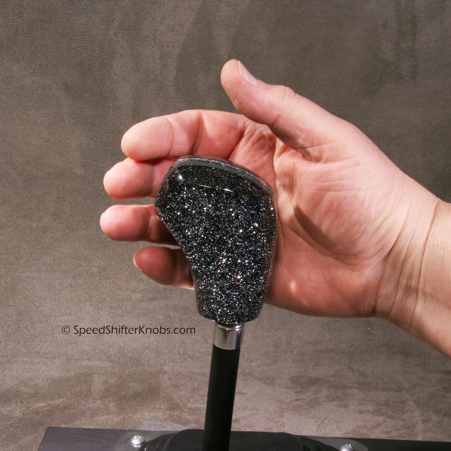 Black, Silver, Gray, SHIFT KNOB  Metalflake with clear, For your Hot Rod, Rat Rod, Cool Ride, Sports Car, Fast Car (Copy)