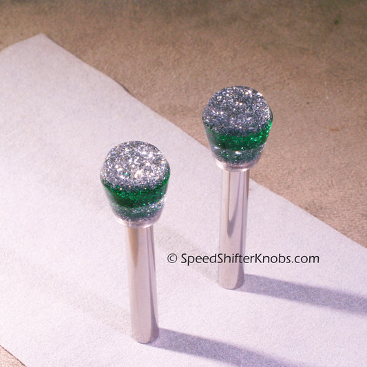 Customizable Car Metalflake DOOR LOCK Knobs (set of 2) - Old School Car - Any Color, Made to Order
