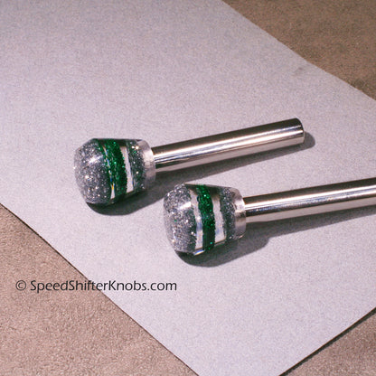 Customizable Car Metalflake DOOR LOCK Knobs (set of 2) - Old School Car - Any Color, Made to Order