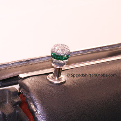 Customizable Car Metalflake DOOR LOCK Knobs (set of 2) - Old School Car - Any Color, Made to Order