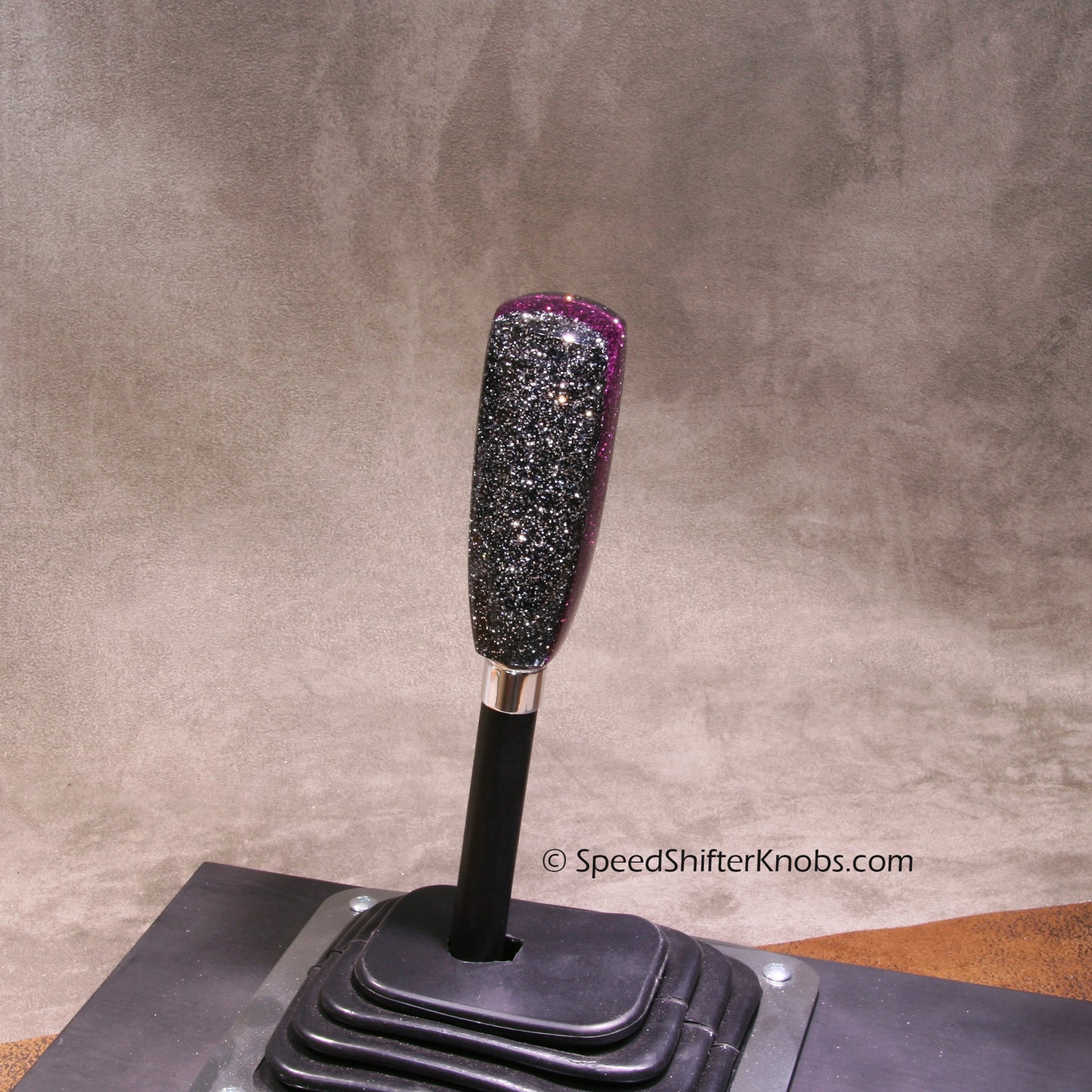 Purple and Black SHIFT KNOB, Metalflake, For your Hot Rod, Rat Rod, Cool Ride, Sports Car