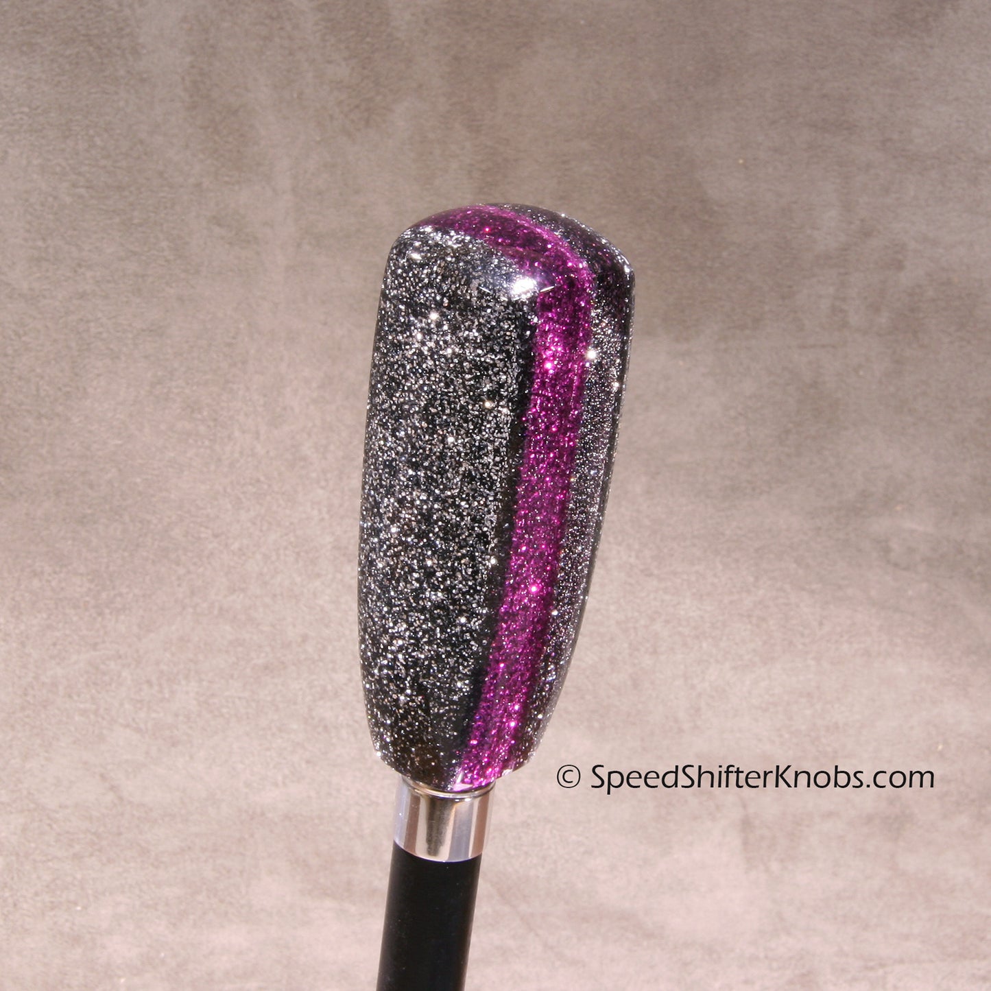 Purple and Black SHIFT KNOB, Metalflake, For your Hot Rod, Rat Rod, Cool Ride, Sports Car