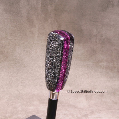 Purple and Black SHIFT KNOB, Metalflake, For your Hot Rod, Rat Rod, Cool Ride, Sports Car