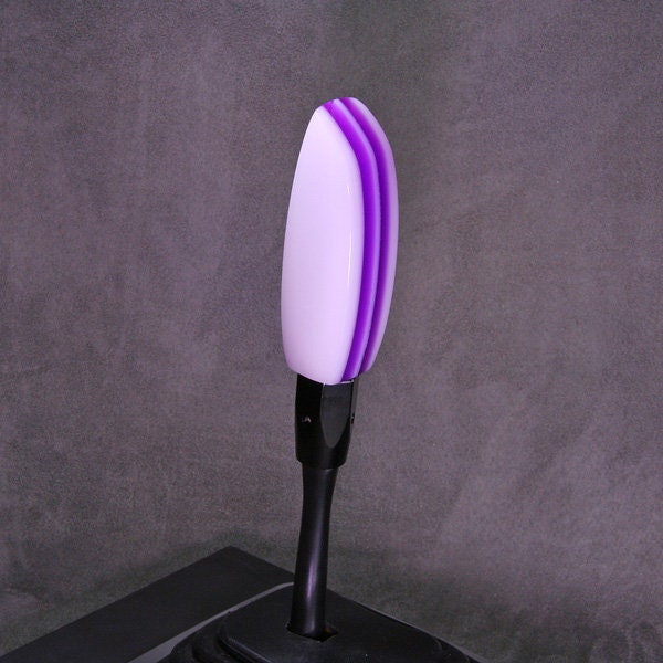 Purple and White SHIFT KNOB, Universal Fit, for your Hot Rod, Rat Rod, Cool Ride, Sports Car, Fast Car, Slow Car