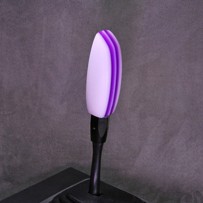 Purple and White SHIFT KNOB, Universal Fit, for your Hot Rod, Rat Rod, Cool Ride, Sports Car, Fast Car, Slow Car