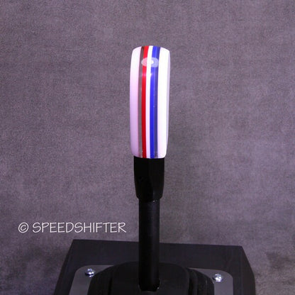 Handmade Red, White, and Blue Shift Knob - Universal Fit