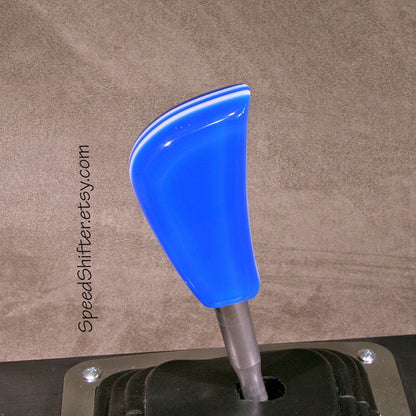 Cyan Blue Acrylic Shift Knob: Hot Rod, Rat Rod, Sports Car