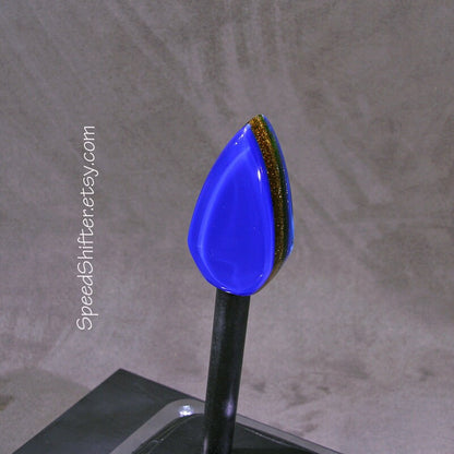Blue, Amber and Gold, SHIFT KNOB, For your Hot Rod, Rat Rod, Cool Ride, Sports Car, Fast Car