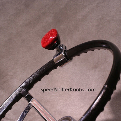 BRODY KNOB, Spinner Knob, Necker Knob, Handmade in Any Color Metalflake