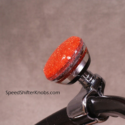 BRODY KNOB, Spinner Knob, Necker Knob, Handmade in Any Color Metalflake