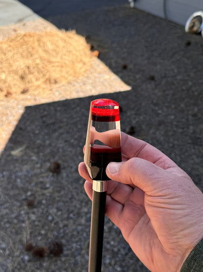 Red SHIFT KNOB, Metallic, Metal Flake, For your Hot Rod, Rat Rod, Cool Ride, Sports Car, Fast Car