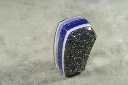 Black, Blue SHIFT KNOB For Your Hot Rod or Rat Rod