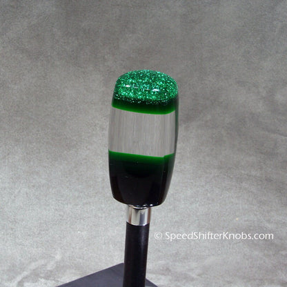 Green, SHIFT KNOB  Metallic, Metal Flake, For your Hot Rod, Rat Rod, Cool Ride, Sports Car, Fast Car