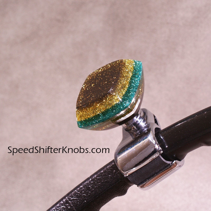 BRODY KNOB, Spinner Knob, Necker Knob, Handmade in Any Color Metalflake